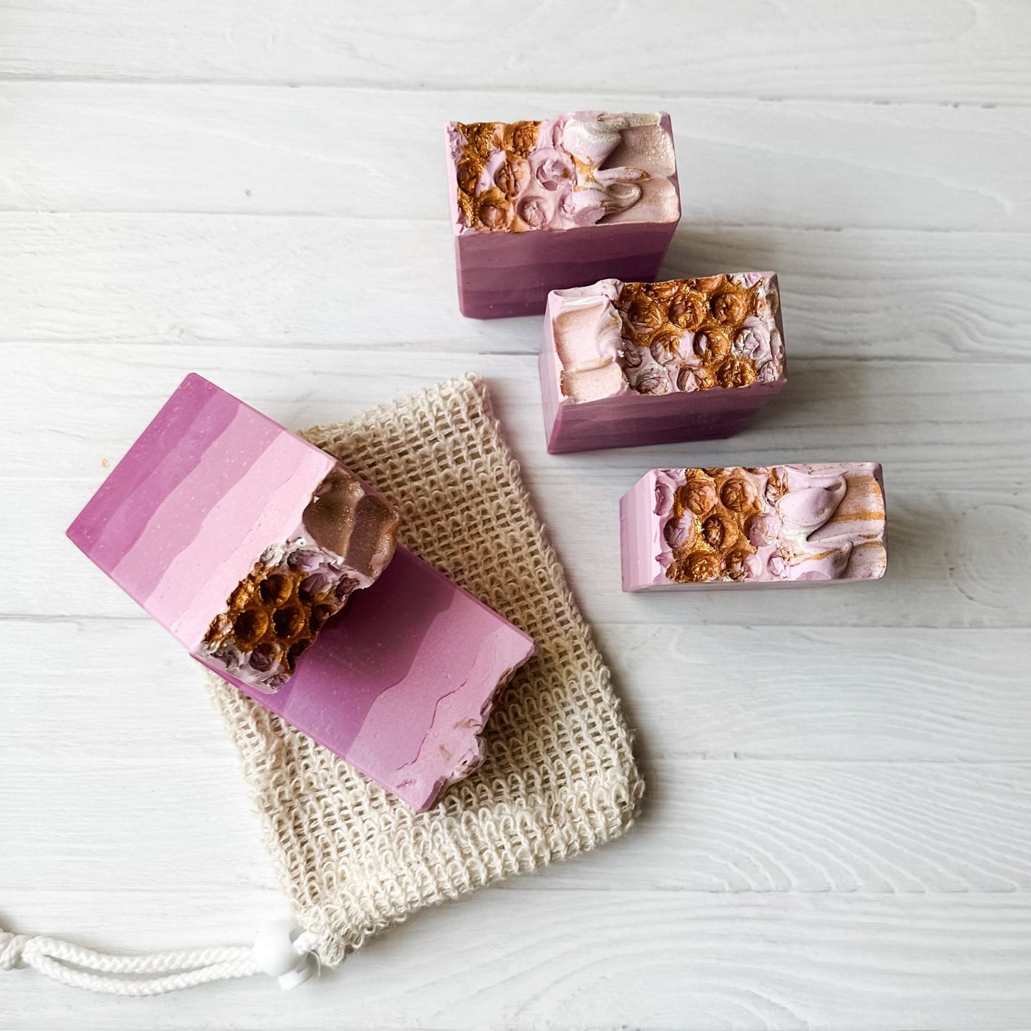 French Lavender + Honey Soap Slice