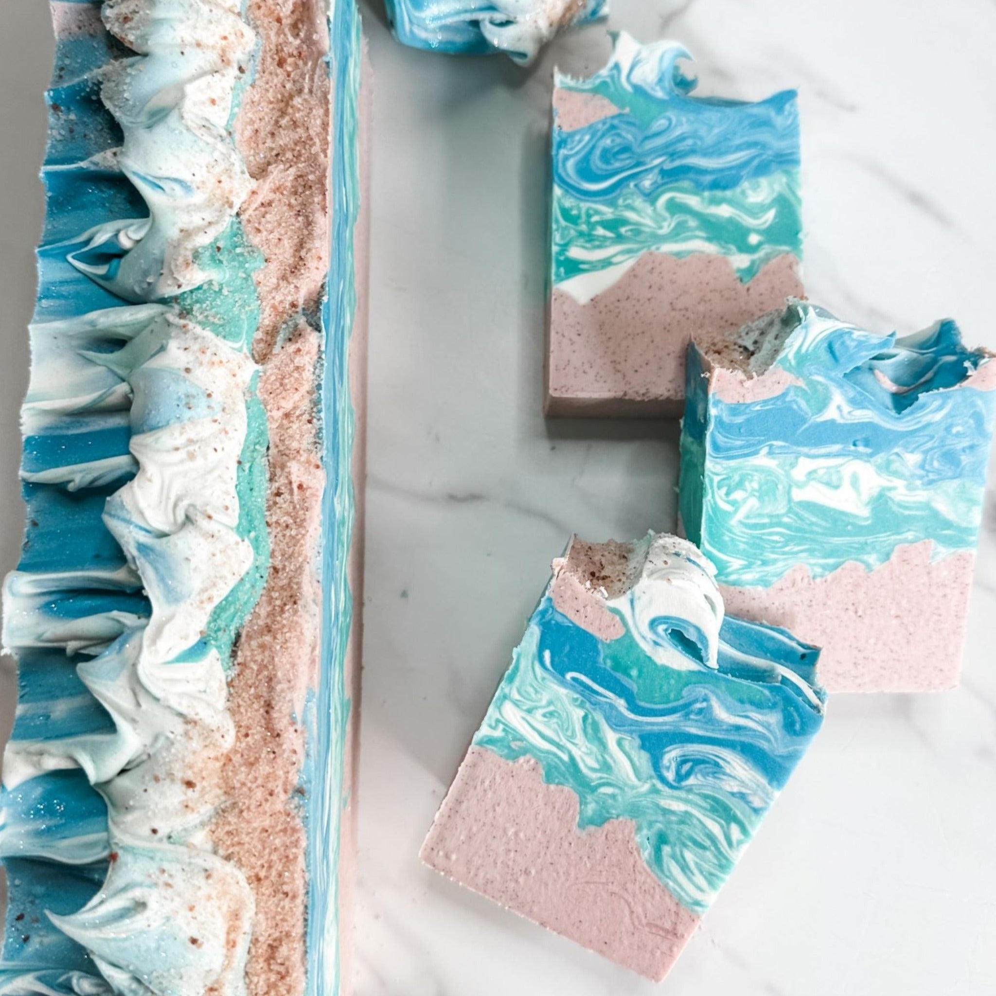 Pink Sands Soap Slice