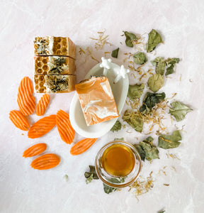 Fresh Carrot & Manuka Honey Soap Slice