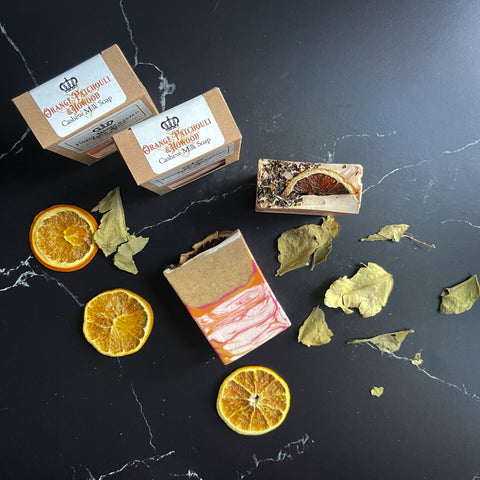 Orange Patchouli & Howood Soap Slice